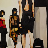 fashion 4, olej na płótnie 70x100,  2013