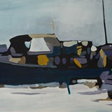 Barki, akryl na płótnie 80x50cm, 2012
