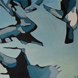 Gołębie 1, olej na płótnie, 59,5x50cm, 2012