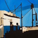 Grecja 4, akryl na płótnie, 70x90cm, 2015