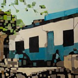 Kenia 1, olej na płótnie, 90x90cm, 2015