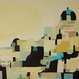 Santorini 1, olej na płótnie, 100x70cm, 2013