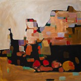 Stara fabryka 4, akryl na płótnie, 100x100cm, 2016