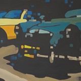 Kabriolety, olej na płótnie, 80x70cm,  2013