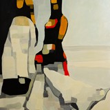 Fashion 11, olej na płótnie, 70x100cm,  2015