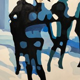 Fashion 15, olej na płótnie, 70x100cm, 2022