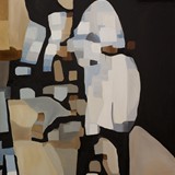 Fashion 2, olej na płótnie, 70x100cm, 2013