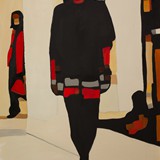Fashion 6, olej na płótnie, 70x100cm, 2013