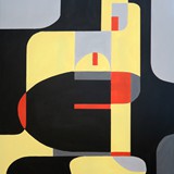 Akt BltGYGR1, akryl na płótnie 70x100cm, 2020