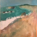 Pejzaż nadmorski 1, akryl na płótnie, 2015 