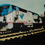 Przed podróżą, olej na płótnie 100x70cm,   2013