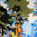 Sosna, olej na płótnie 80x120cm, 2014