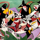 Lekcja anatomii, olej na płótnie, 120x100cm, 2024