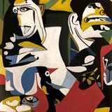 Nieszczęśliwi kochankowie, olej na płótnie, 70x100cm, 2024